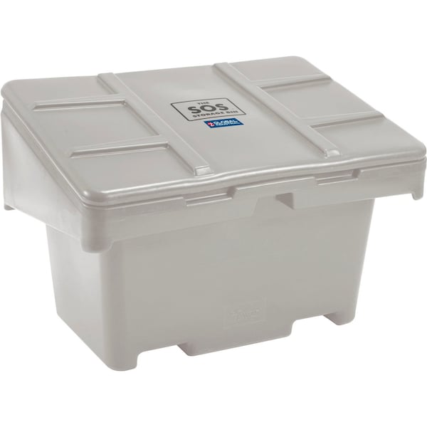 Lockable Outdoor Storage Container, 42Lx29Wx30H, 11 Cu. Ft., Gray